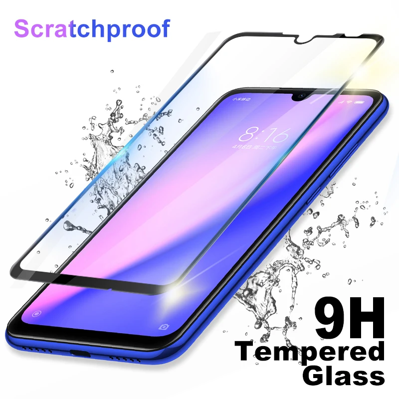 

9H Full Tempered Glass On For Xiaomi Redmi Note 8 8T 7 9 9S 10 Pro Screen Protector Protective Redmi 9 9A 9C 9T 8 8A 7 7A Glass
