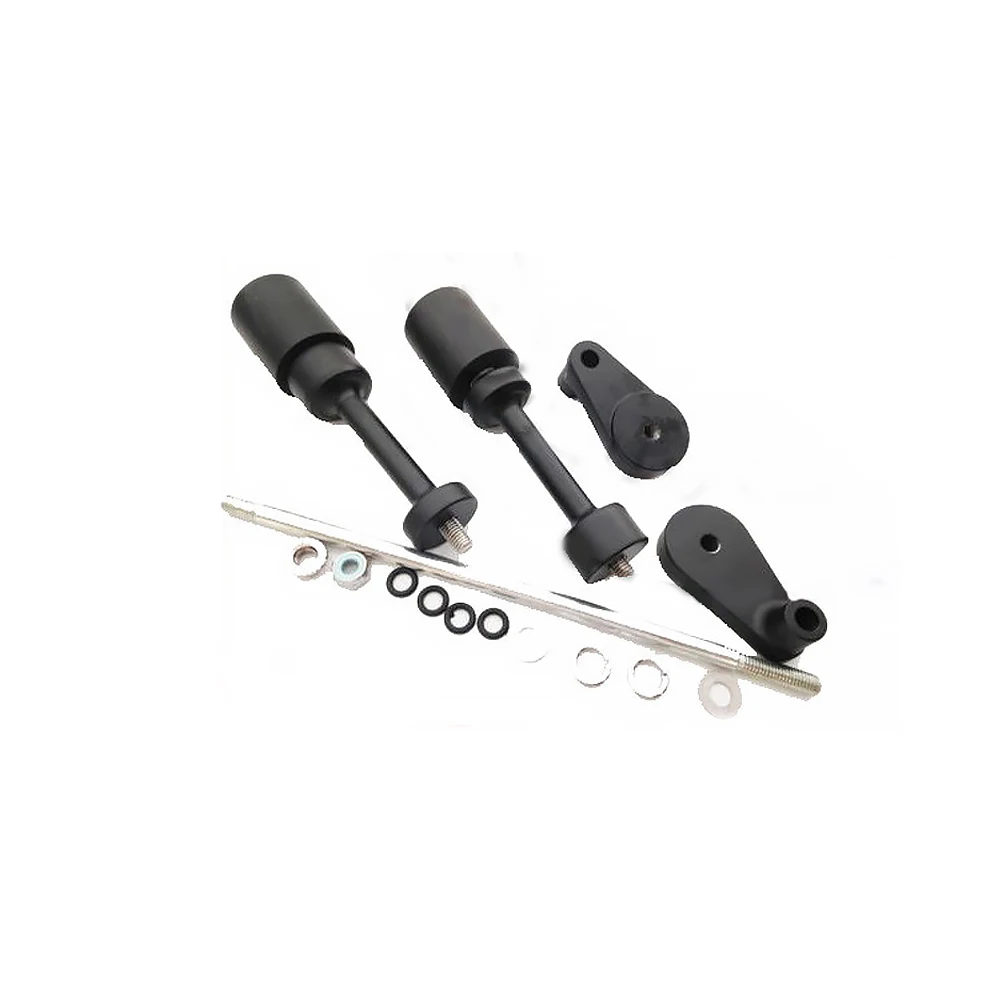 Мотоциклетные Слайдеры для Kawasaki Ninja 250 / 250R EX250 2008 2009 2010 2011 2012 черные без обрезания