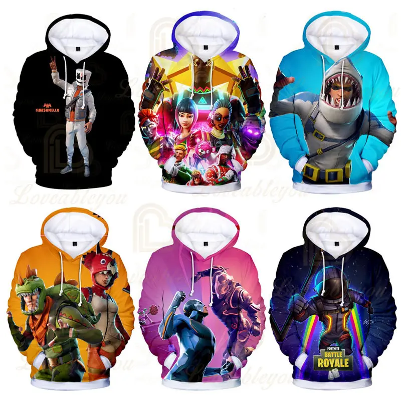 

4T - 14T Anime Gaming Victory Hoodie Unisex 3D Print Streetwear Hip Hop Fortnite Hoodies Kids Hoodie Men Sweatshirt