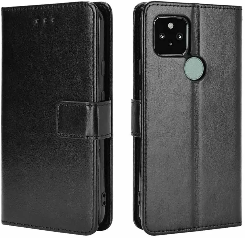 

For Google Pixel 4a Case Leather Flip Ultra Slim Wallet Gel Bumper Phone Cover