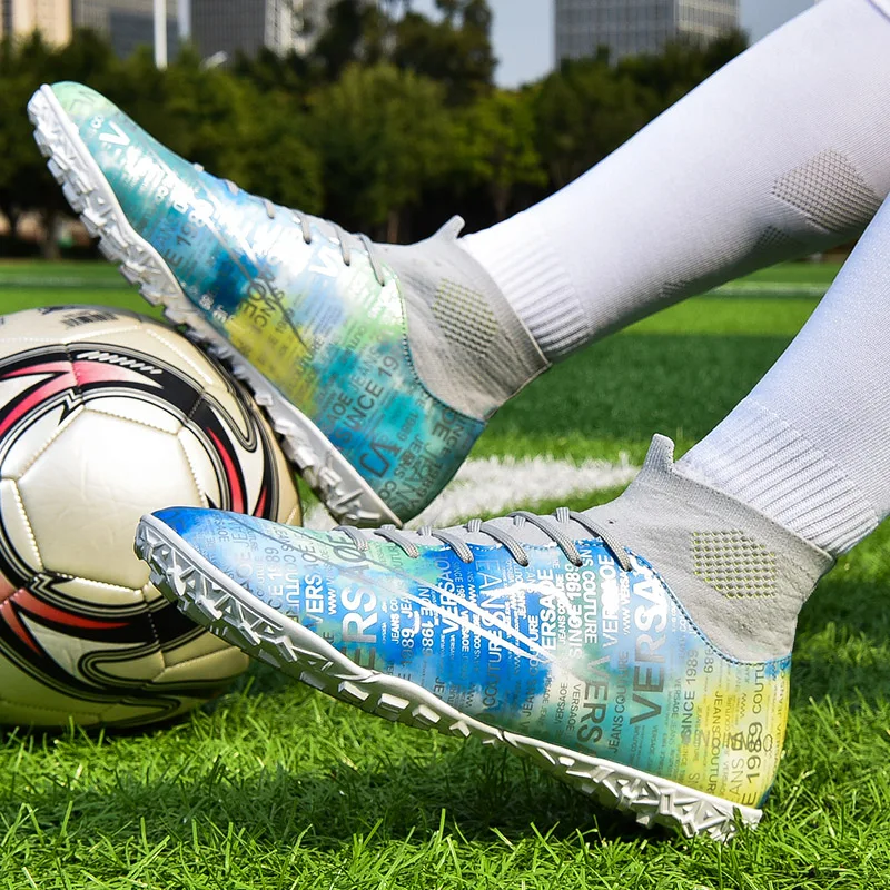2021 New Style Outdoor Professional Football Shoes For Youth Men's Soccer Non-slip Training Boots Cleats Sports Sneakers | Спорт и