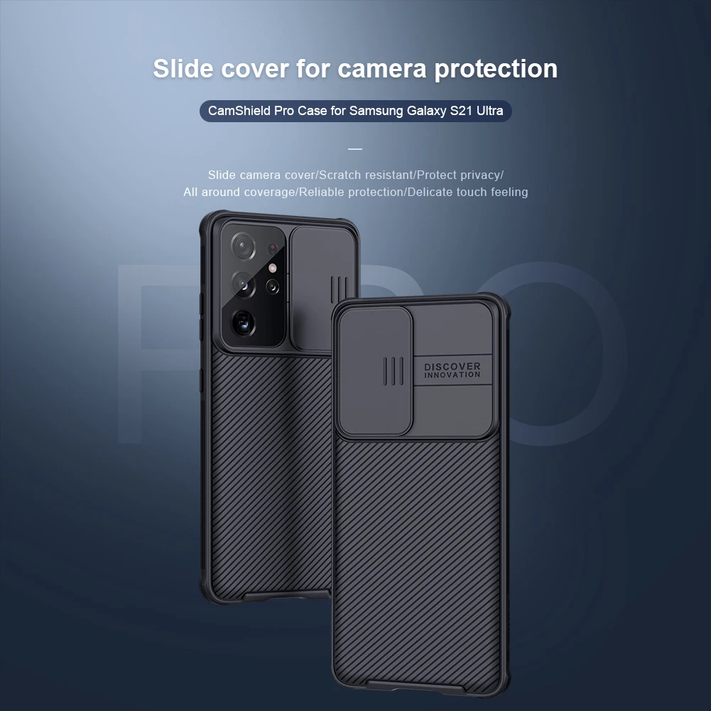 

10pcs/lot Wholesale Nillkin CamShield Pro Case For Samsung Galaxy S21 Ultra case slide cover for camera protection case