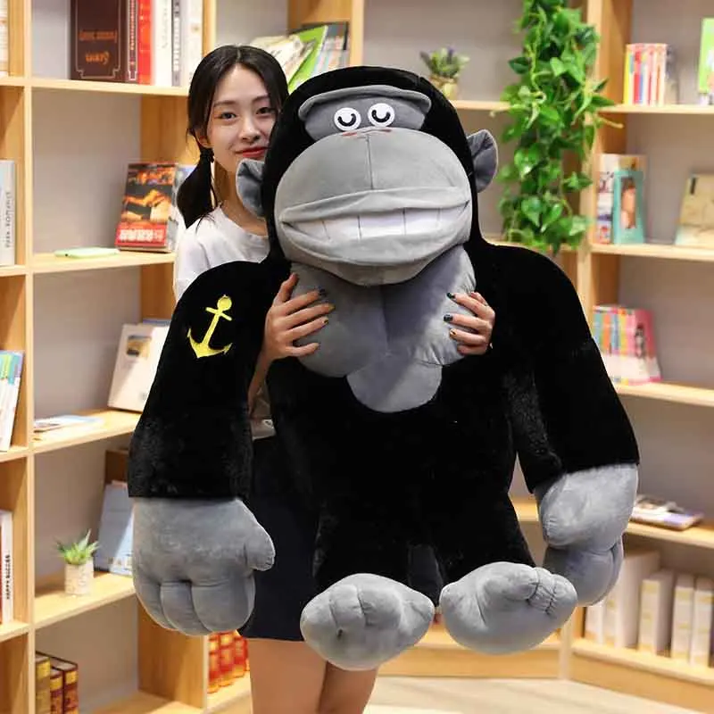 

45/60/100 см 2 модели очень большой плюшевый орангутан, мягкая игрушка Кинг-Конг Горилла, подушка, Персонализированные подушки из бутика, Рождес...