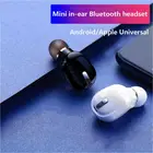 Мини-наушники-вкладыши с поддержкой Bluetooth, Hi-Fi беспроводная гарнитура с микрофоном, спортивные наушники-вкладыши, стереонаушники для всех телефонов