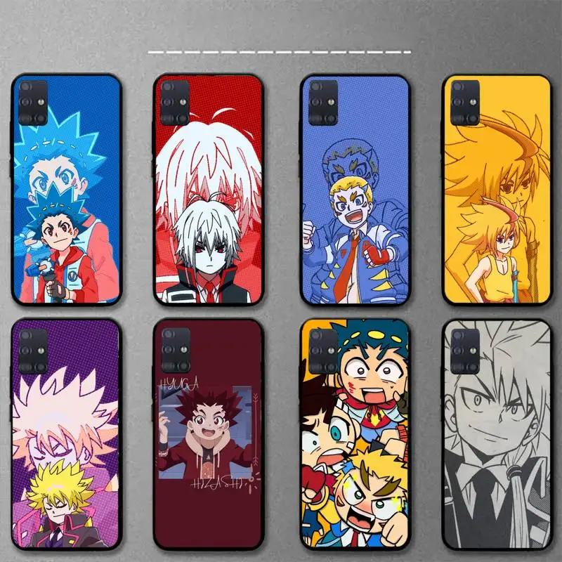 

Beyblade Burst japanese anime manga Phone Case For Samsung S21 S30 S10 S9 S8 S7 S6 S5 plus lite ultra edge soft Cover Fundas