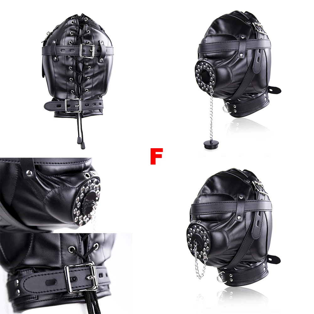 Унисекс бандаж Yunman БДСМ подголовники ремни раньше маска для косплея на Хэллоуин