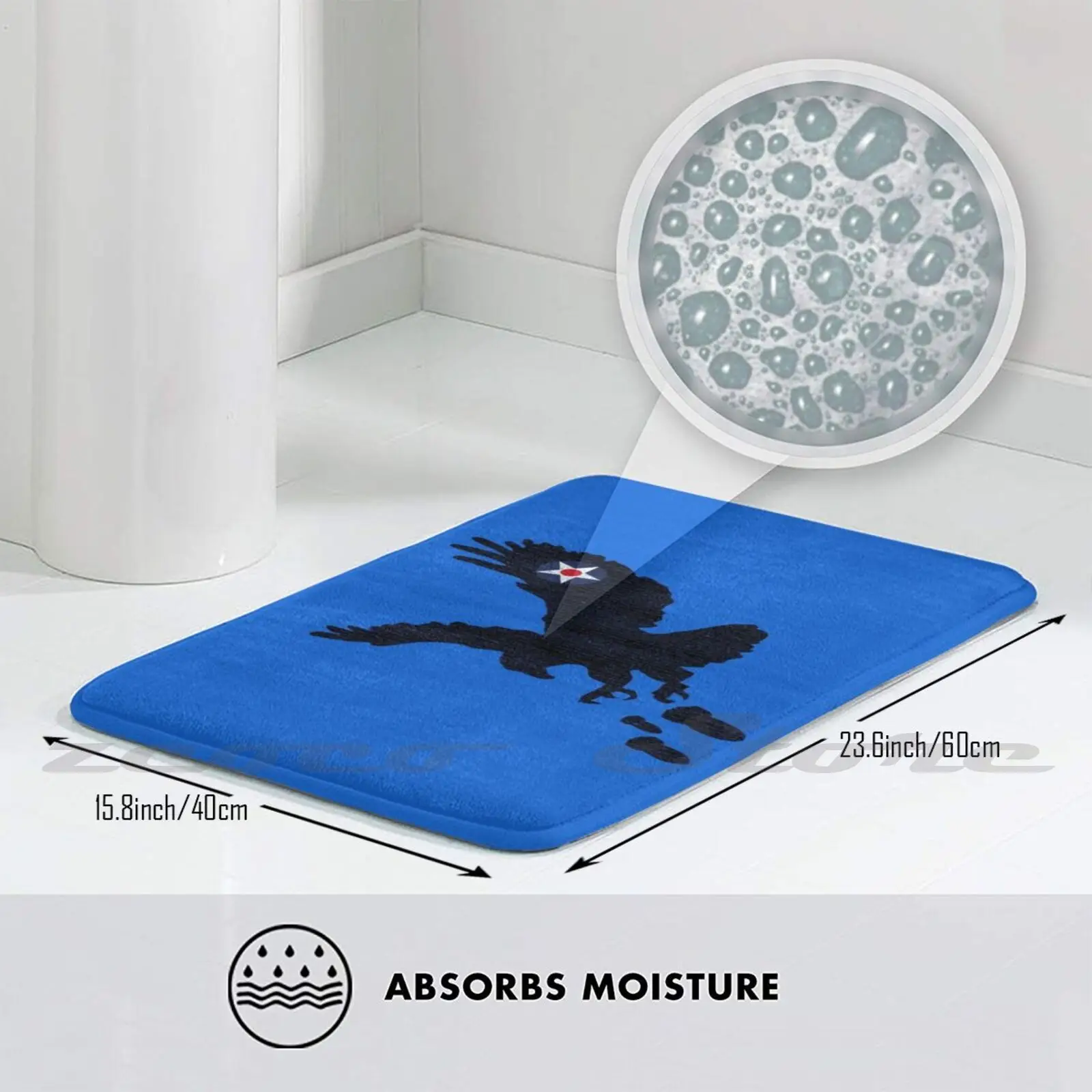 Подводный коврик для бомбардировки нескользящий впитывания воды дверной ковер