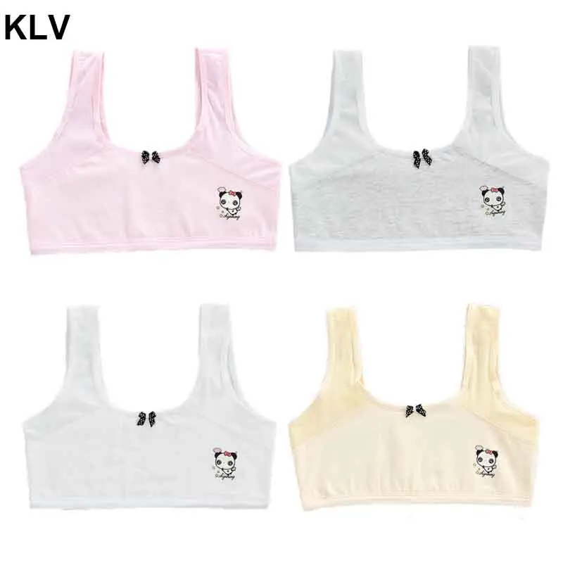 

Teen Girls Underwear Soft Cotton Sports Bra Young Girls For Yoga Sports Running Breathable Bra 8-18Y Training Bras