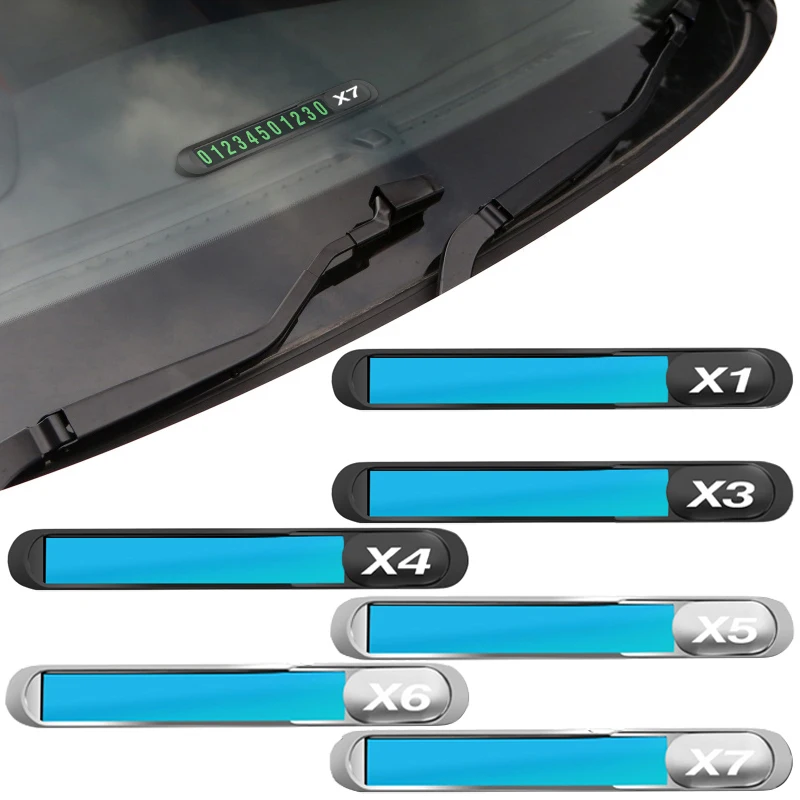 

Car Styling Temporary Parking Card Phone Number Plate for BMW M E34 E36 E39 E53 E60 E90 E46 E61 X4 Z4 X1 X6 X3 X5 X7 Accessories