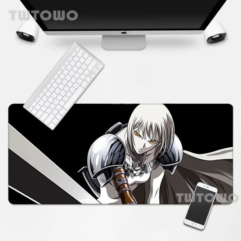 

Claymore Anime Personalized Cool Fashion Hot Sell Computer Mouse Pad Cartoon Anti-slip Natural Rubber Home Carpet MousePads