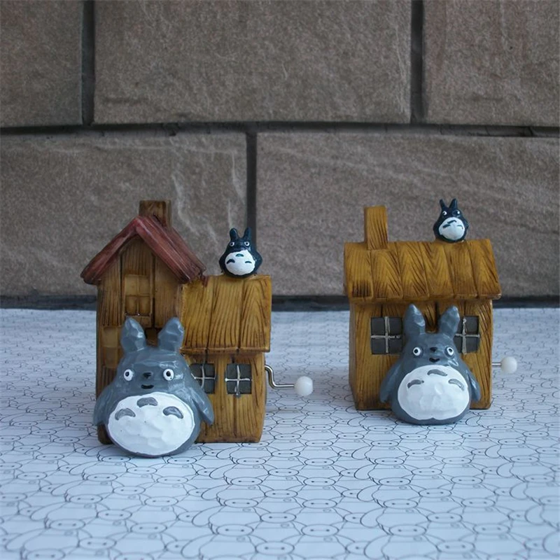 Totoro house музыкальная шкатулка ручной Косплей Персонаж костюм реквизит подарок на