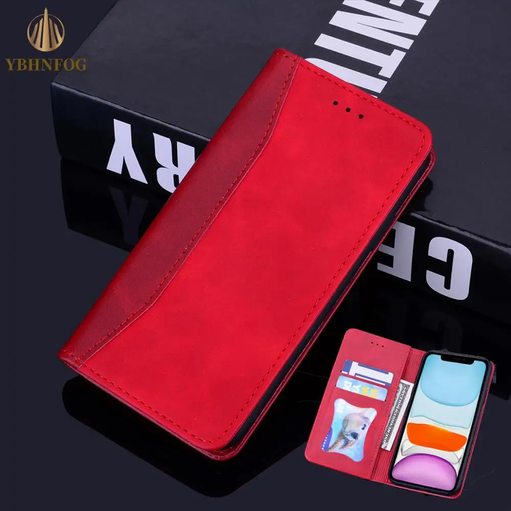 

Luxury Business Flip Case For Huawei P20 P30 P40 Lite P Smart Z 2020 Y6 Y7 Pro 2019 Leather Card Slots Holder Stand Wallet Cover