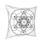 Metatrons куб цветок жизни наволочка домашняя декоративная Священная Геометрия Волшебная Мандала наволочка диванная подушка для автомобиля