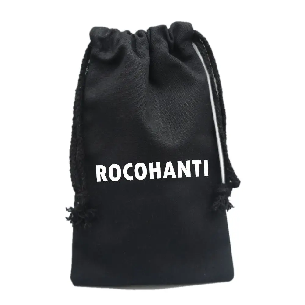 25 шт. Пользовательский логотип напечатанный черный хлопковый холст сумка на