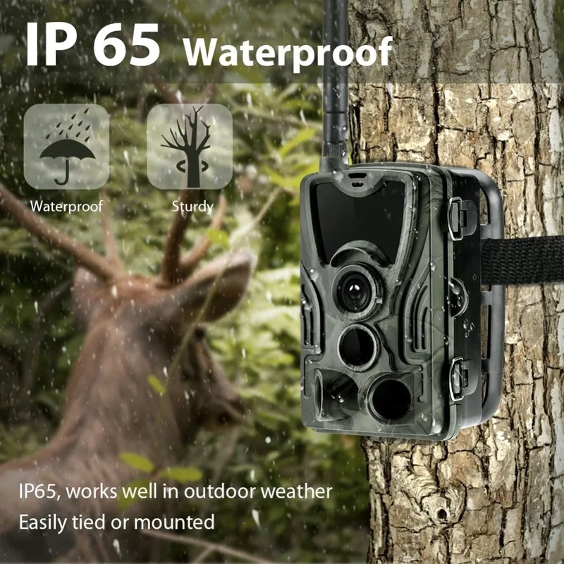 Камера HC801M для охоты 2G камера следования 16 Мп SMS/MMS/SMTP IP65 фотоловушка 0 3 с триггер