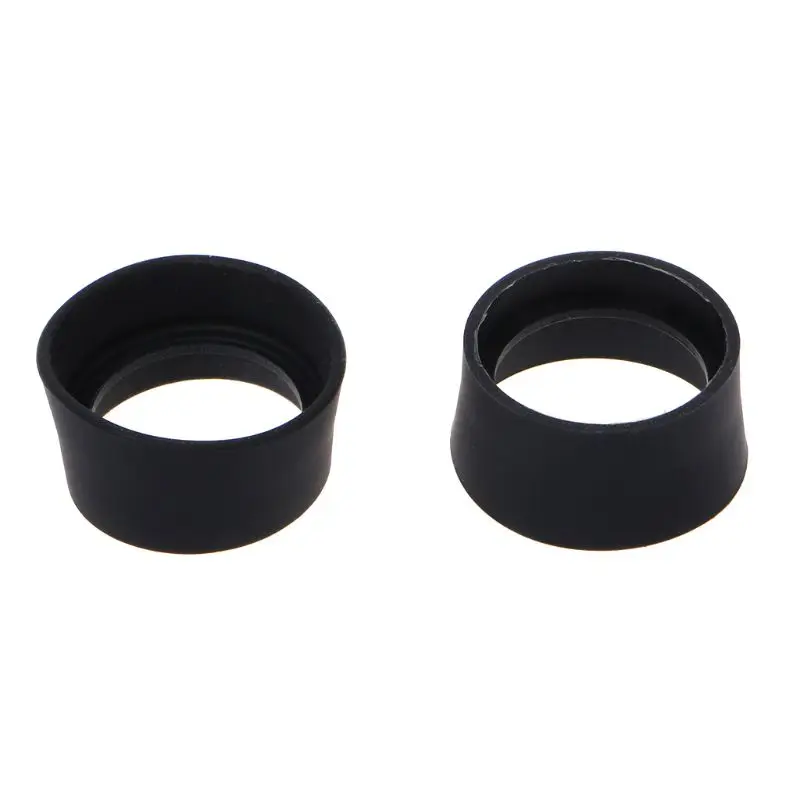 

41QF 2pcs Soft Rubber Eyepiece Eye Shield Eye Guards Cups Eyepiece Covers For Binocular Microscope