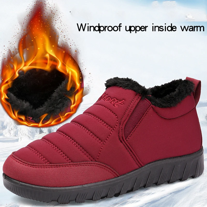 Женские ботинки до щиколотки женская зимняя обувь водонепроницаемые зимние |