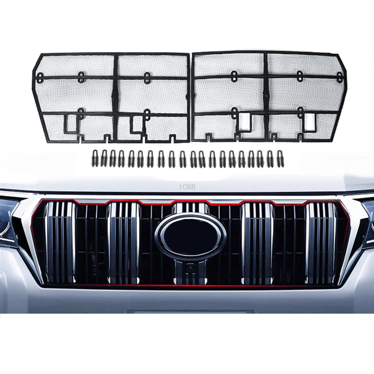 Для Toyota Land Cruiser Prado 150 2010 2011 2012 2013 2014 2015 2016 2017 2018 2019 2020 Нержавеющая сталь