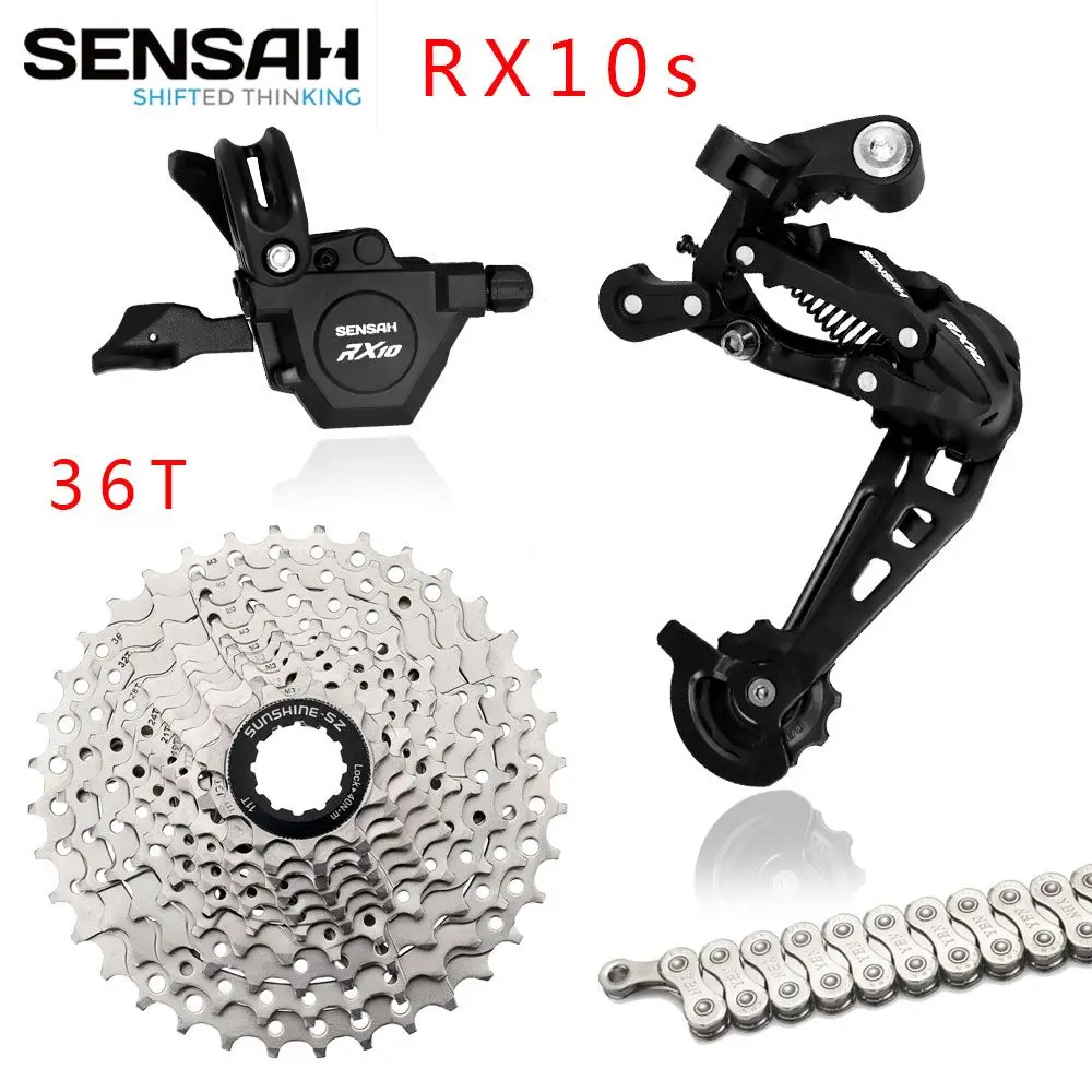 SENSAH RX10 1X10S M6000 велосипедные переключатели 11 36/42 т Кассетный Маховик YBN 10 цепи