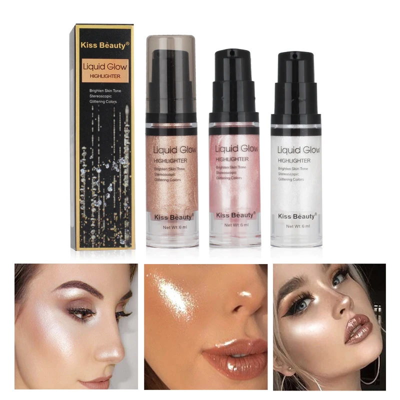 

1 Pc Concealer Highlight Liquid Foundation Natural Brighten Face Contour Makeup Lasting Waterproof Easy To Absorb Cosmetics