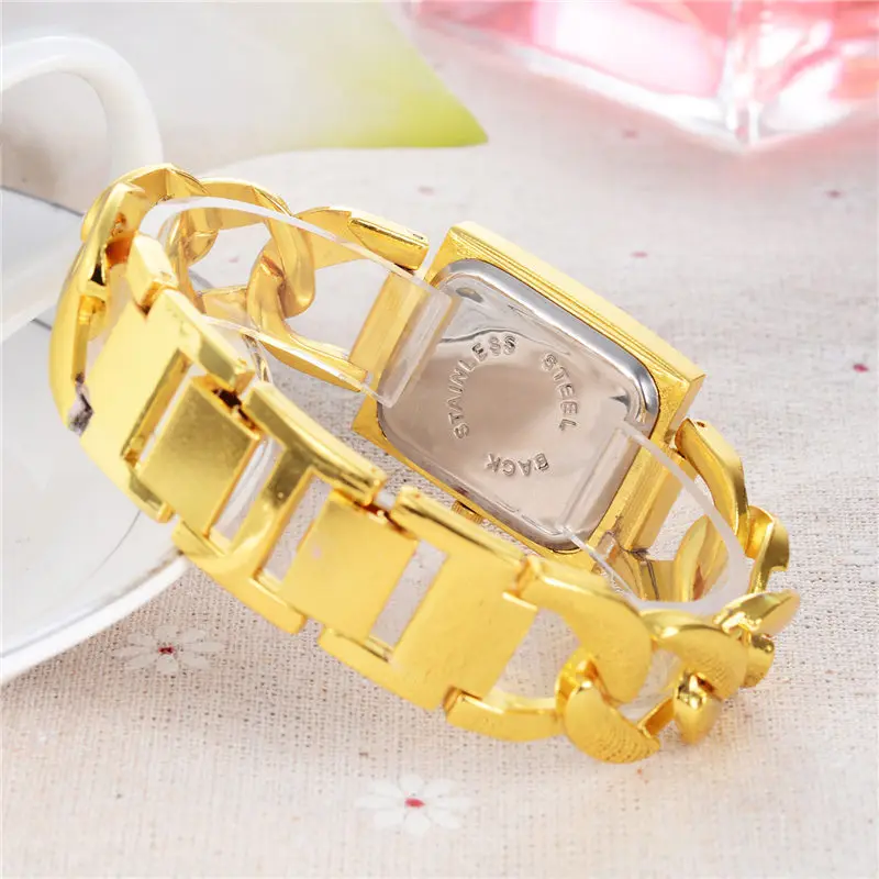 Роскошные женские часы с шипами из сплава темпераментные золотые Shi Ying модный