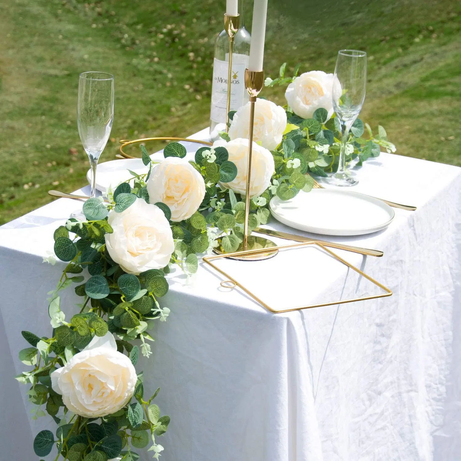 185 см искусственная цветочная гирлянда украшение для свадебной арки дома | Дом и