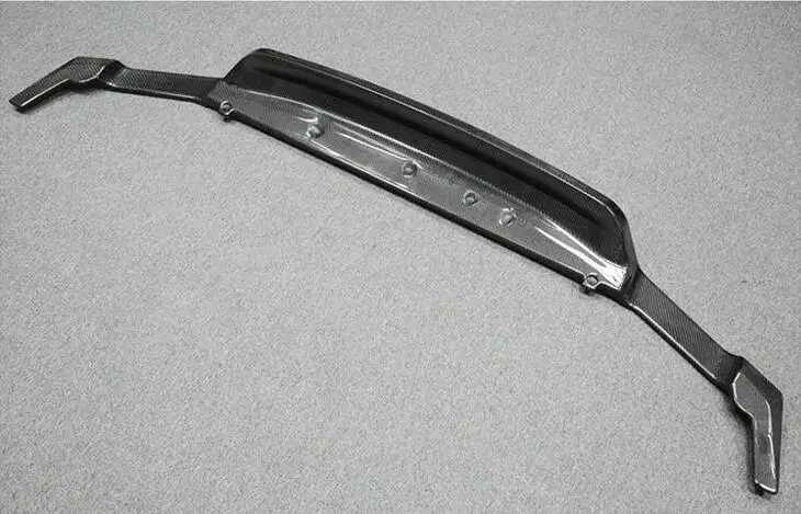 Задний бампер из ABS черного и углеродного волокна спойлер багажник диффузор