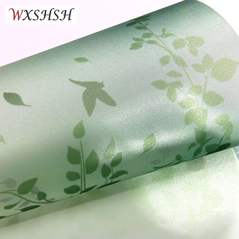 Статическая клеящаяся оконная наклейка индивидуального размера пружинный стиль