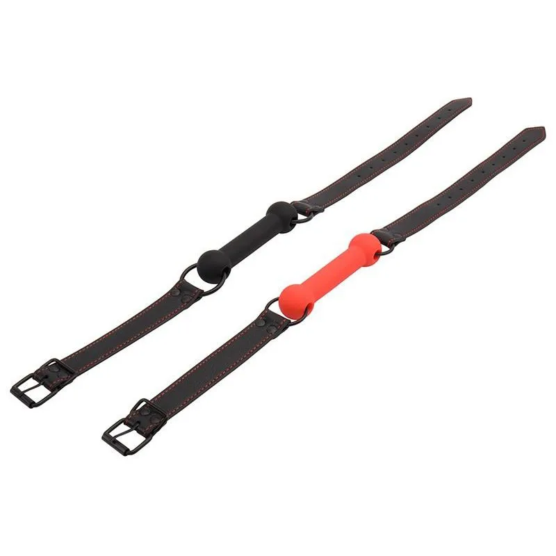 Пара силиконовые Милые однотонные собаке кость мяч кляп упряжь для рта фетиш