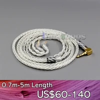 ln006351 99 99 pure silver xlr 3 5mm 2 5mm 4 4mm earphone cable for sony mdr ex1000 mdr ex600 mdr ex800 mdr 7550