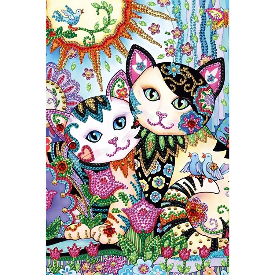 

Crystal Rhinestone Diamond Painting Fantasy Round Diamond Square Diamond Embroidery with Bead Embroidery Glittering