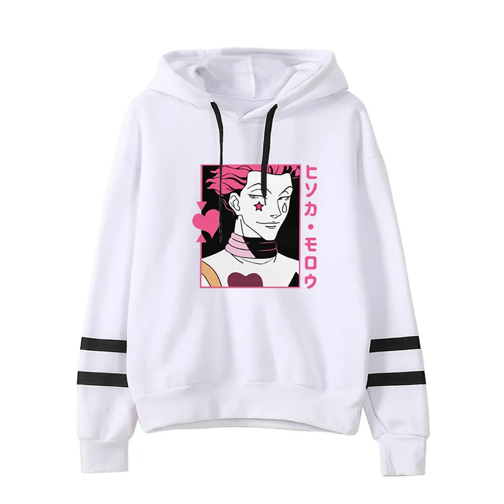 

Japanese Anime Hoodies Hunter X Hunter Men Women Pullovers Hoodies Sweatshirts Killua Zoldyck Hisoka 90s Hoody Tops Mens Hoodie