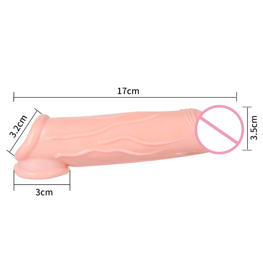 Силиконовые насадки на пенис искусственные презервативы для мужчин геев пары