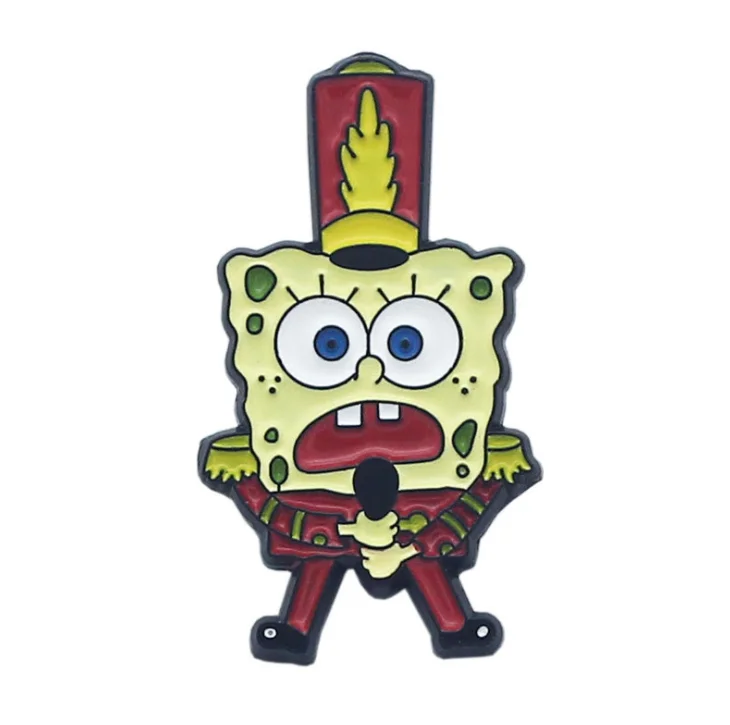 Классическая мультяшная Радужная губчатая брошь для геев броши эмалированные