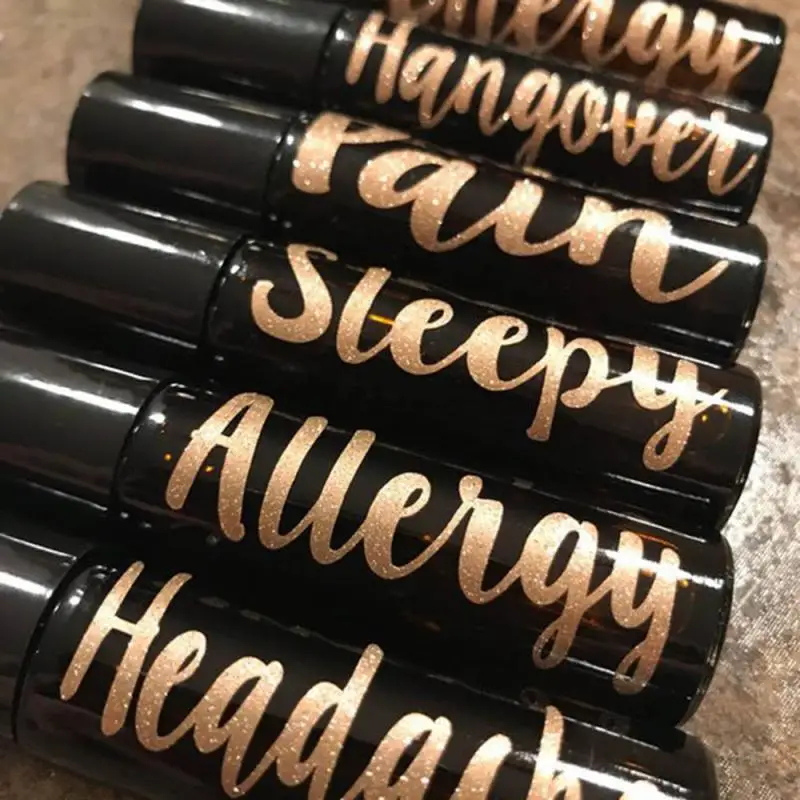 Прямая поставка 1 лист вечерние украшения нежные пустые эфирные масла флакон