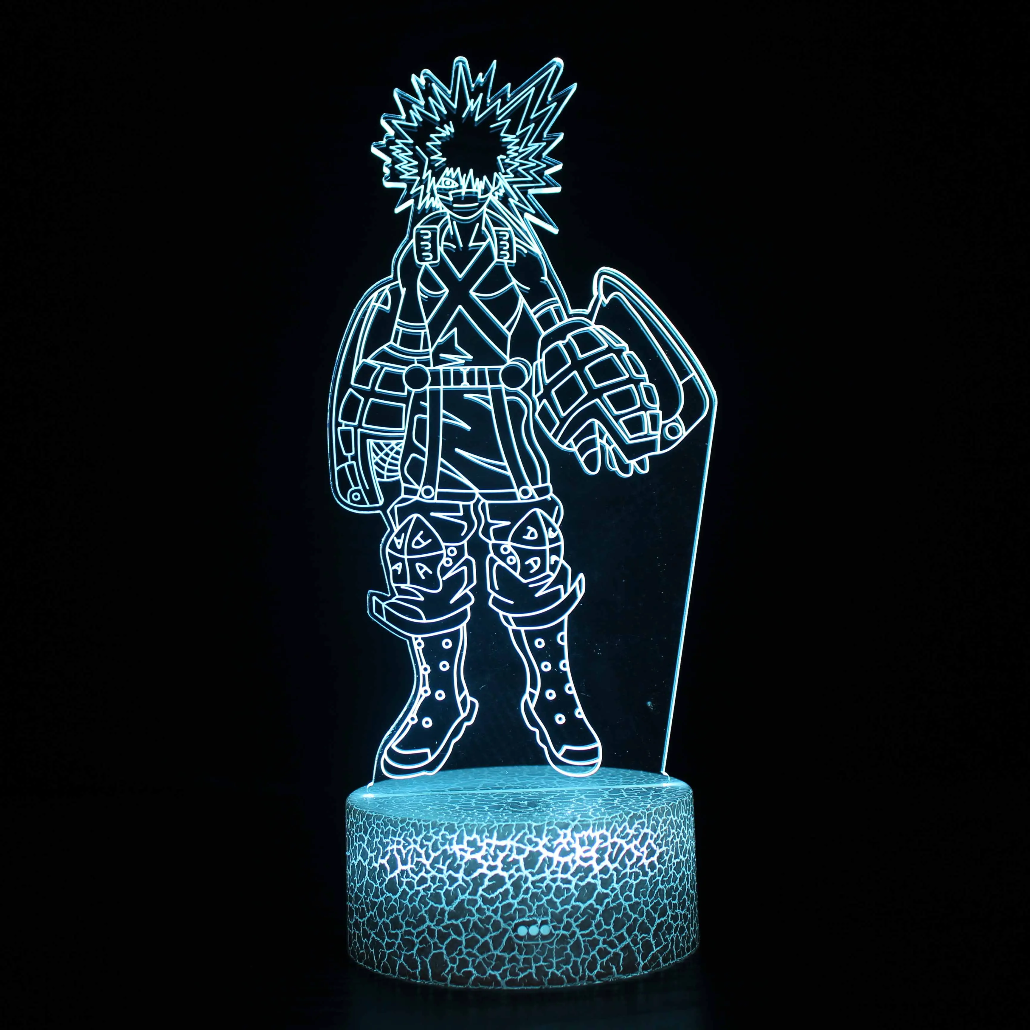 

Led Night Light My Hero Academia Katsuki Bakugo Figure for Kids Child Bedroom Decor Nightlight Color Changing Desk 3d Lamp Gift