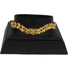 Эфиопская кубинская цепь 8 мм медные африканские Ювелирные Изделия Дубай 24-каратный золотой цвет индийский браслет различных форм для мужчин и женщин