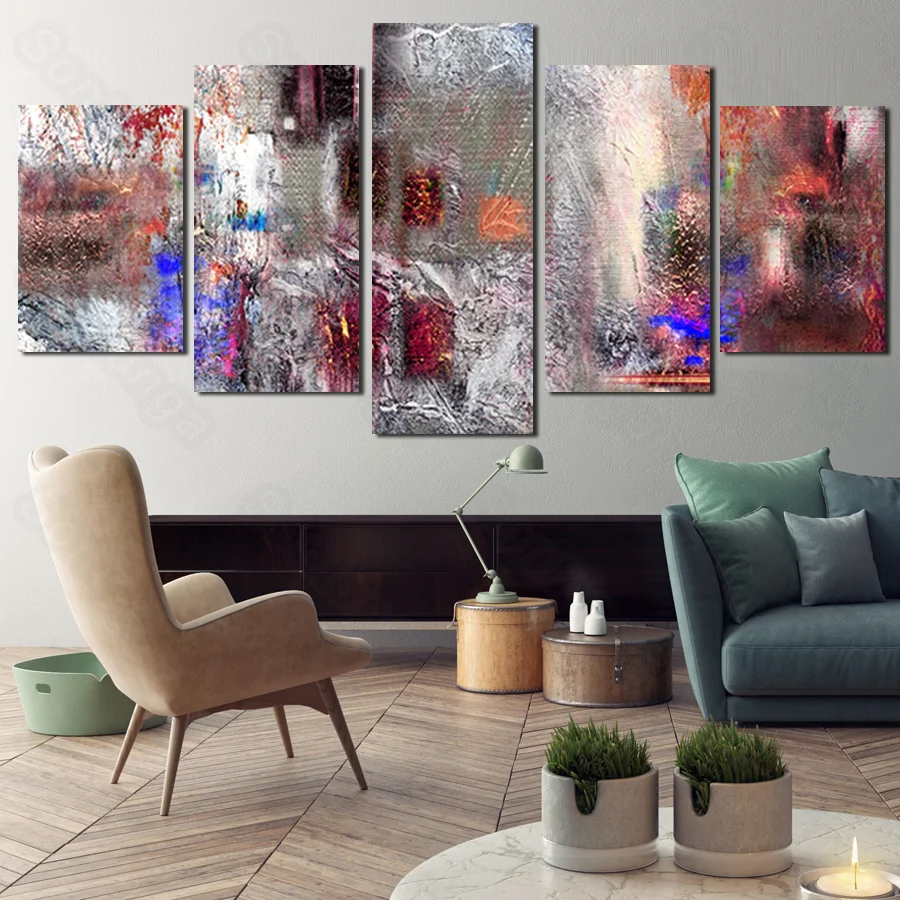 

Colorful Graffiti No. 18 Frameless Painting Simple Style Modern Home Decoration Art Wallpaper Wallpaper Self-Adhesive Wall