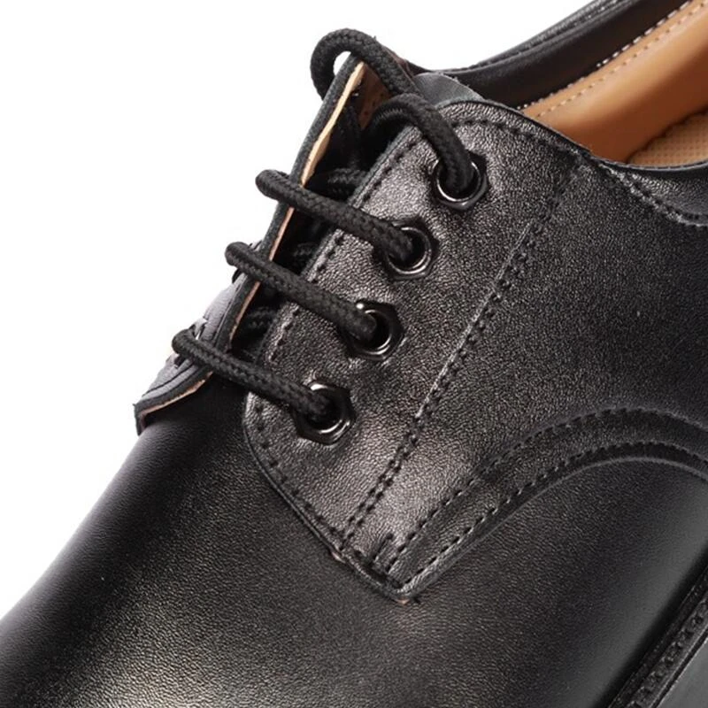 Safety Steel Toe Shoes Men Leather Dress Black for Work Boots New Waterproof Anti-smash Ankle | Обувь