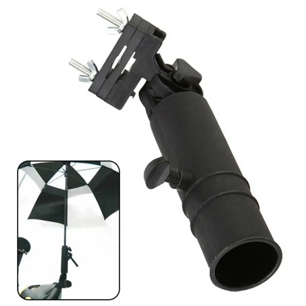 

Universal Adjustable Trolley Cart Pram Wheelchair Golf Umbrella Holder Stand