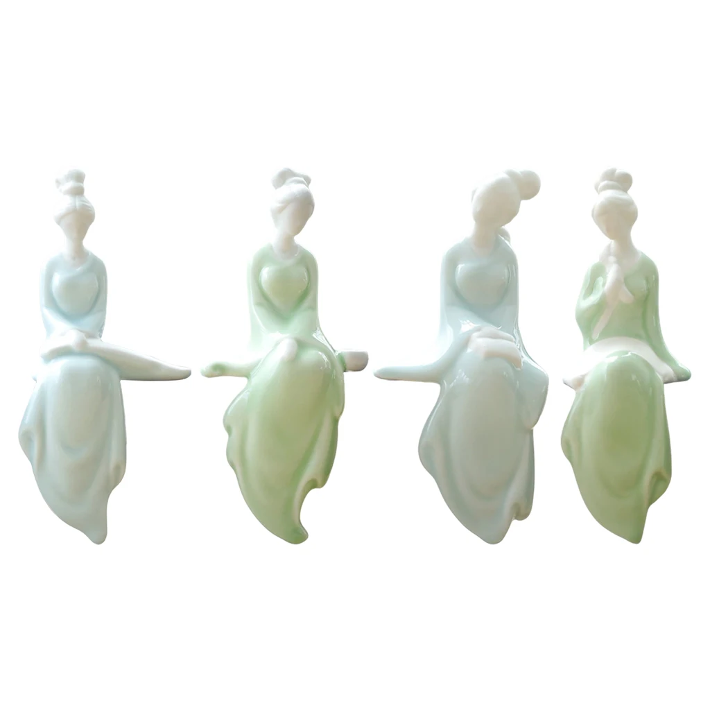 Домашнее украшение фигурка женщины современные керамические аксессуары для