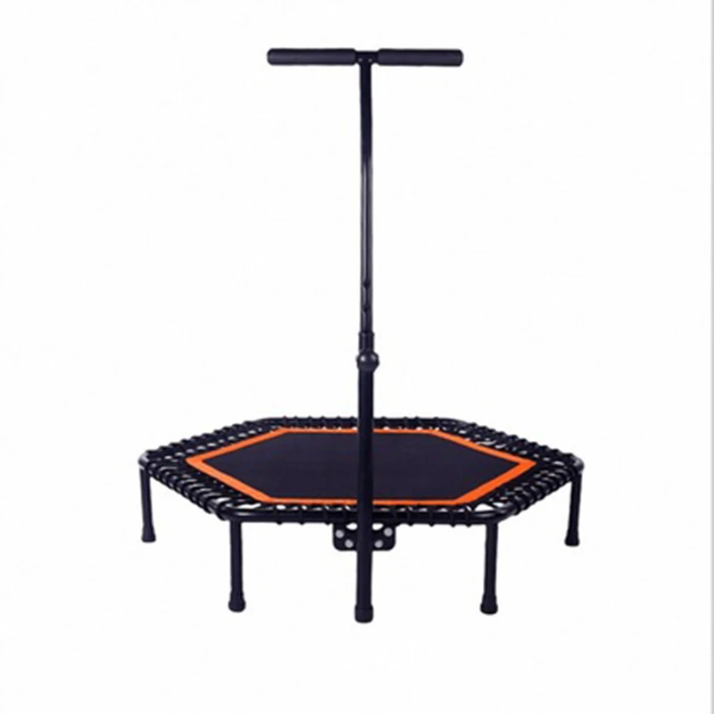 Комнатный мини-батут с регулируемой ручкой батут для фитнеса