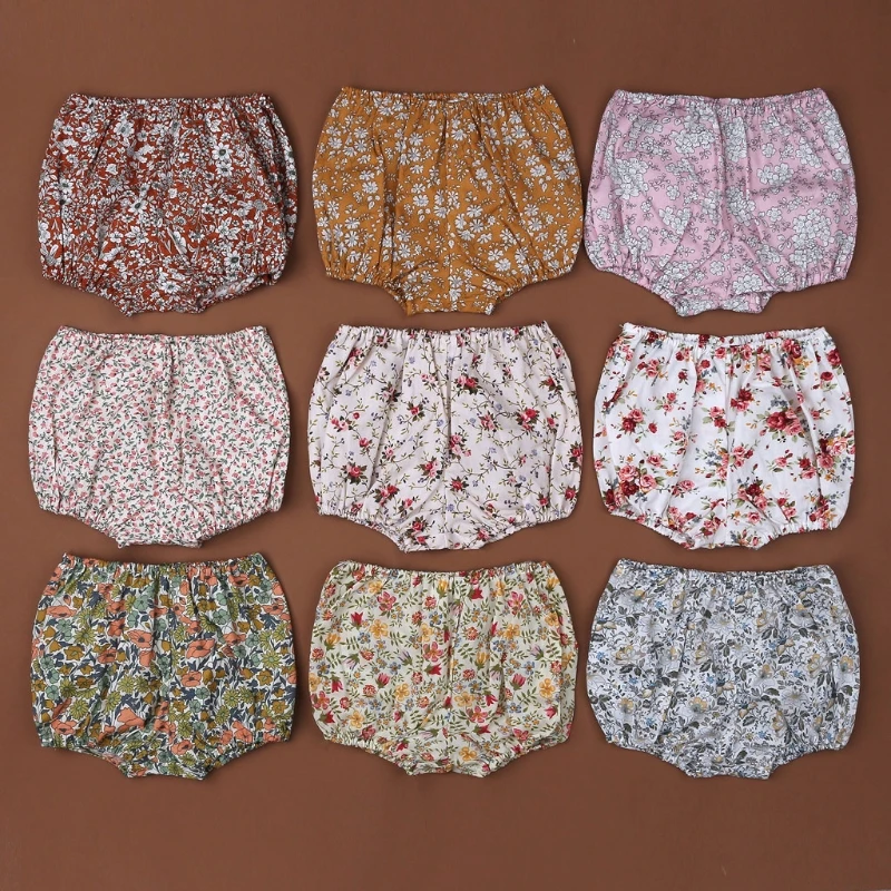 Fashion Baby Shorts Newborn Baby Bloomers Girls Pattern Shorts Toddler Trousers PP Pants G99C