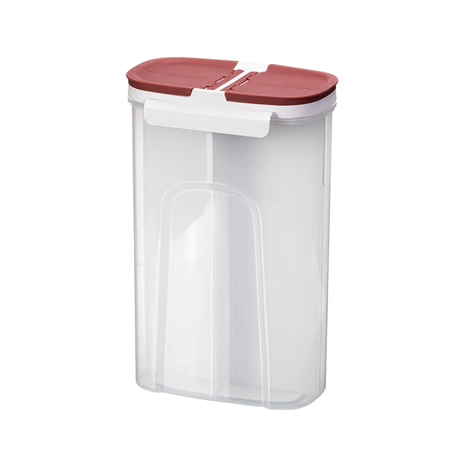 

Transparent Food Grain Seal Storage Sealed Moisture-proof Storage Tank Cans Jar Tank Divider Boxes Kitchen Plastic Storage Box