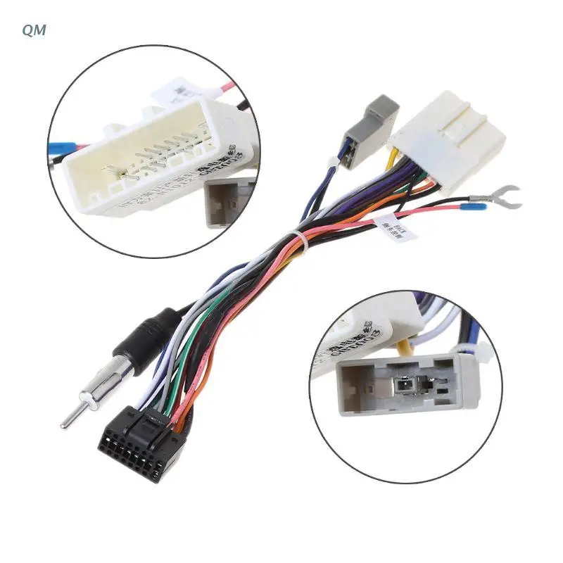 

13MF Unit Wiring Harness Adapter 16pin Car Stereo Radio Power Connector 2049