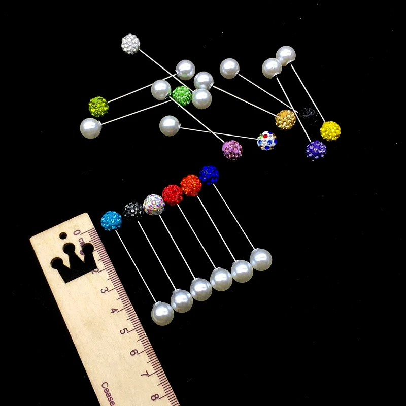 10 шт./компл. бриллиантовый шар Женский комплект свитер с двойной головкой бисером