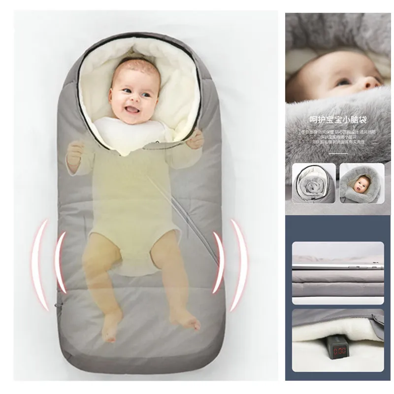 Зимний детский спальный мешок для коляски детская коляска ног теплый зимний