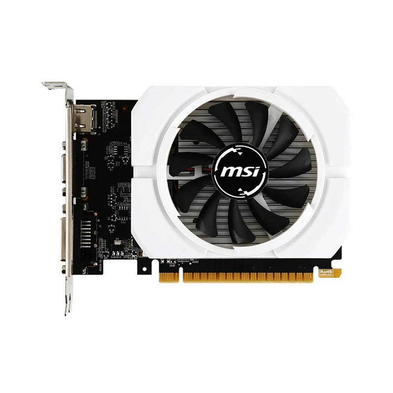Игровая Видеокарта MSI GeForce GT 710 2 Гб GDRR3 64 бит HDCP поддержка DirectX 12 OpenGL 4 5 один
