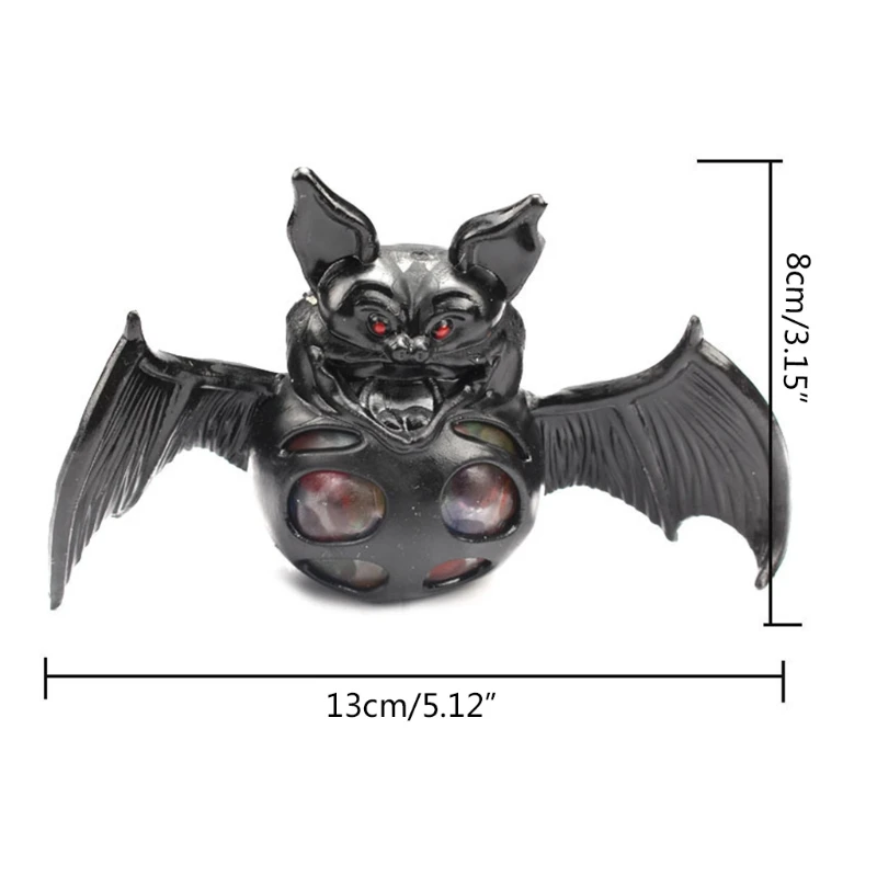 

066B Sensory Fidget Bead Ball Kids' Party Favor Gift Grape Ball for Adults Toddlers Pressure Releasing Squishy Bat Ball Decor