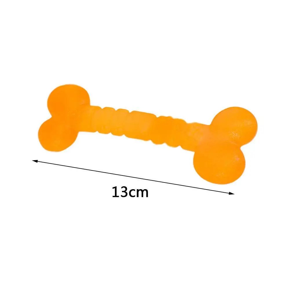 

TPR Large Dog Bone Rubber Pet Toy Sound Strong Bite-Resistant Teethbrush Toys Clean Chewing Train Accessories Teeth Pets R2T4